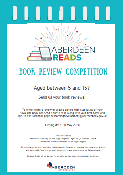 book review competition poster