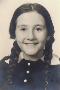 Erika Schulhof Rybeck as a young girl