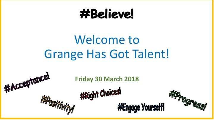 Grange Has Got Talent 2018