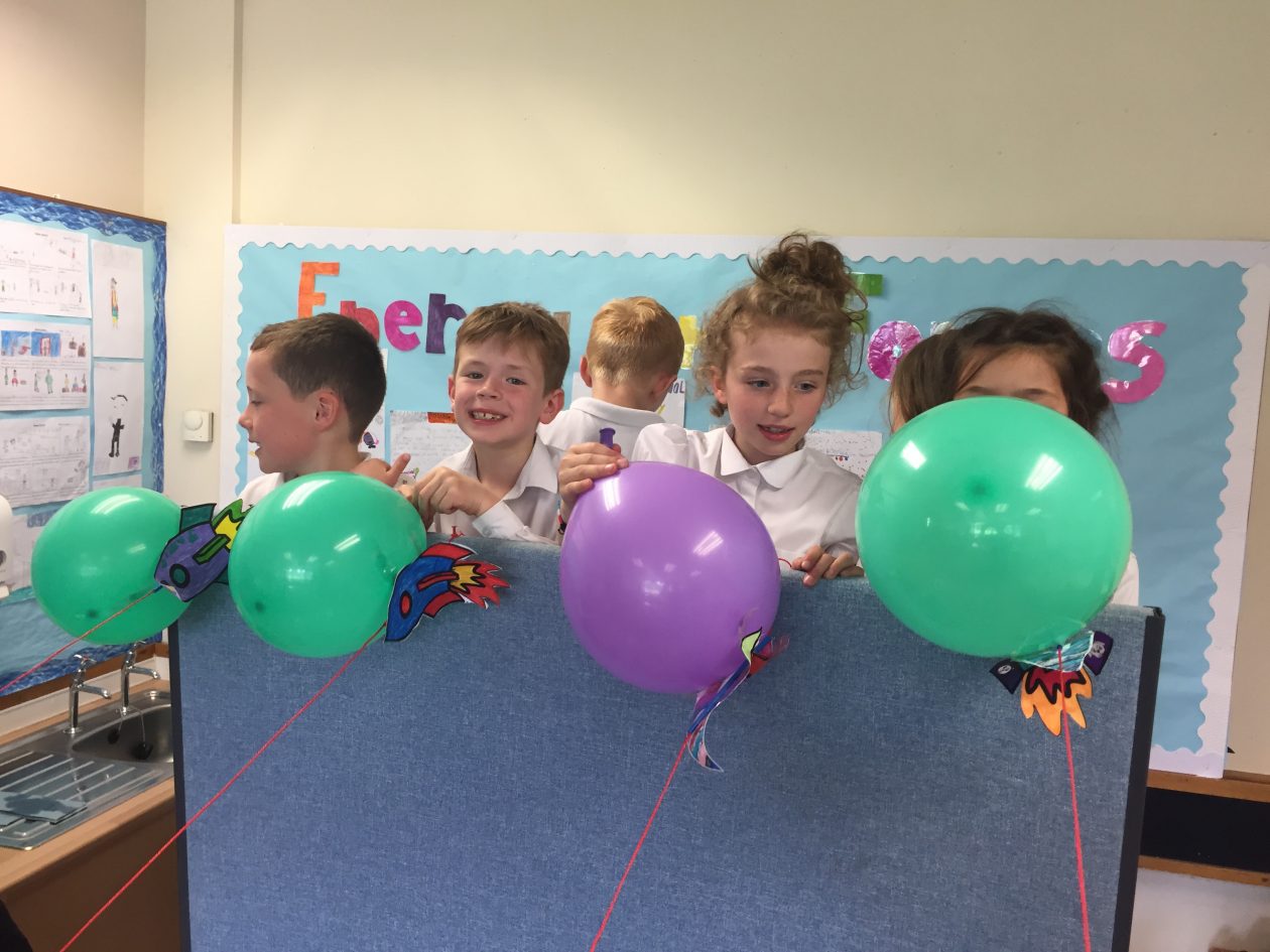 Rocket Launching in P3 | Ladyloan Primary School