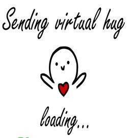 Sending a virtual hug