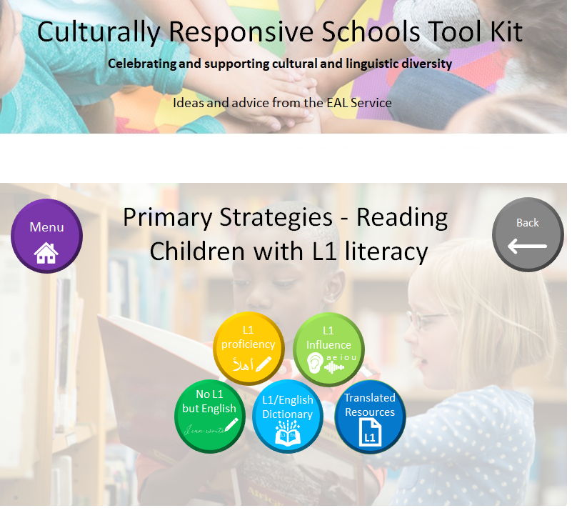 Primary Strategies – Reading – Children with L1 Literacy