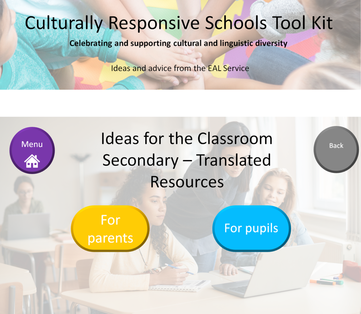 Secondary Resources – Translated Resources