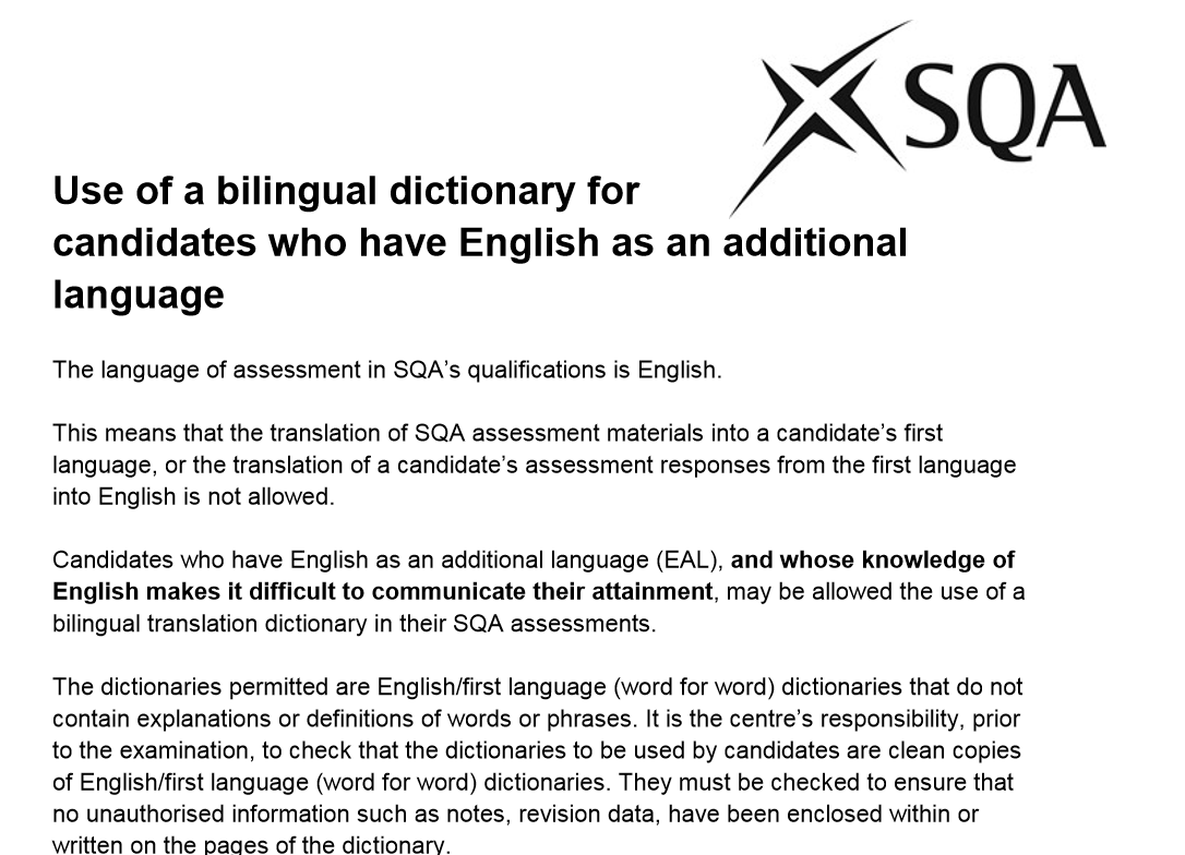 Whole School Assessment School Assessment Aberdeenshire EAL Service Whole School Assessment School Assessment Aberdeenshire EAL Service