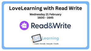Information on how to join LoveLearning with Read Write
