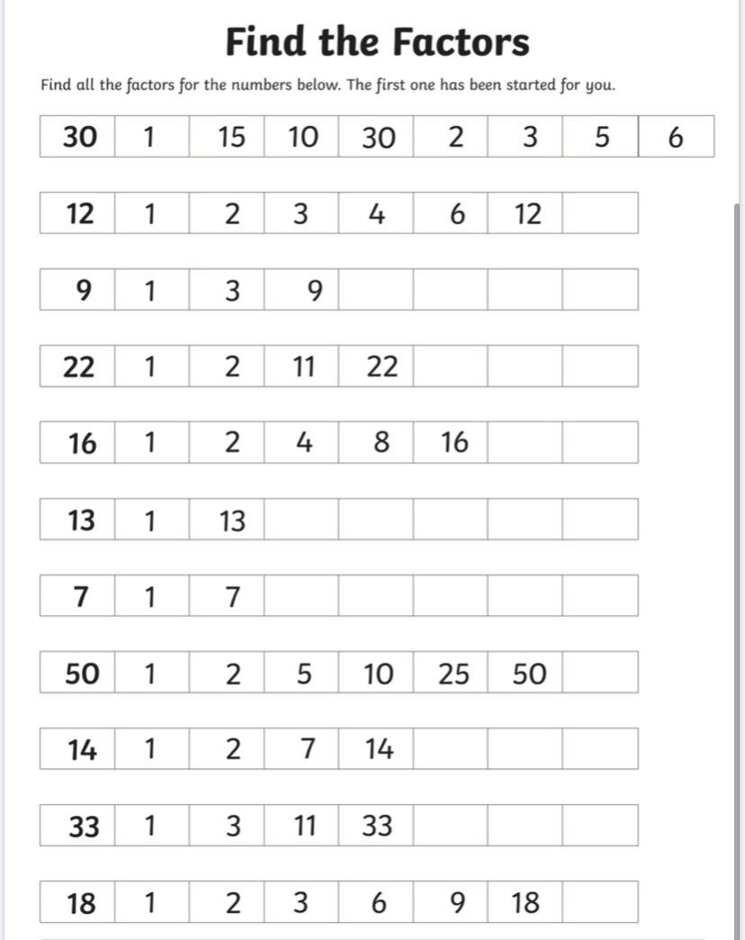 P6 Maths Worksheets