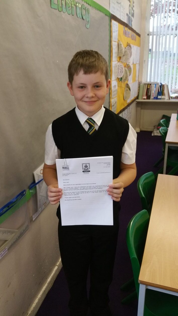 Primary 7 Well done Josh! | St Ninians P7 2018/2019