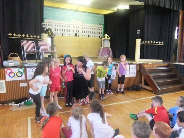 Primary 2 tell us what they did for the Olympics.