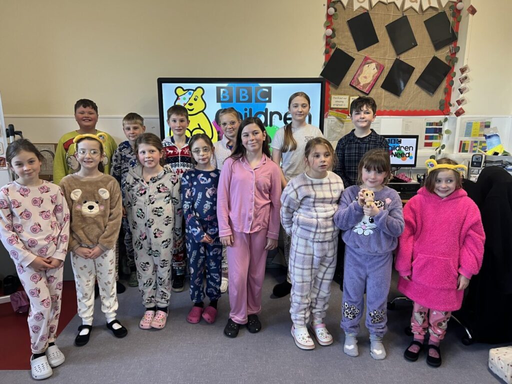 P4-7 looking cool in their cosy PJ's