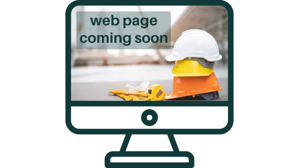 imagine of computer monitor with words "web page coming soon"