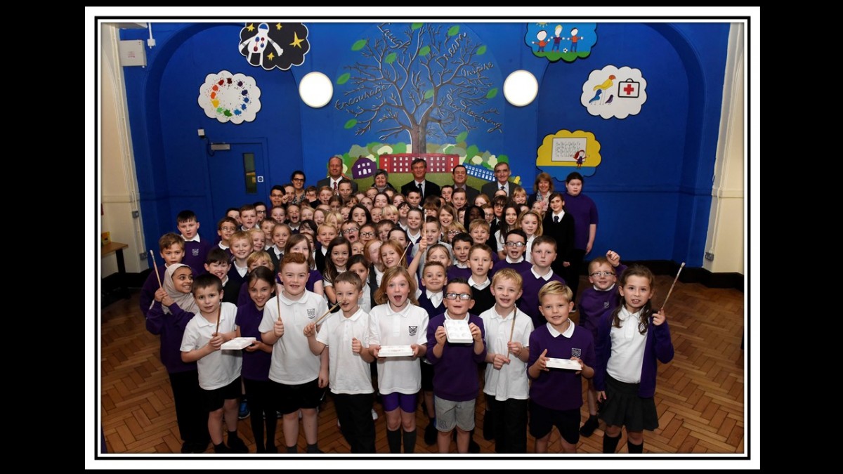 mural artist design So Coyle and local Gemma came pupils Yes! artist worked along with