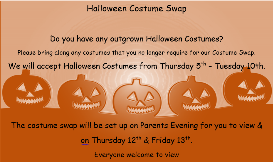 Halloween Costume Swap | Catrine Primary School