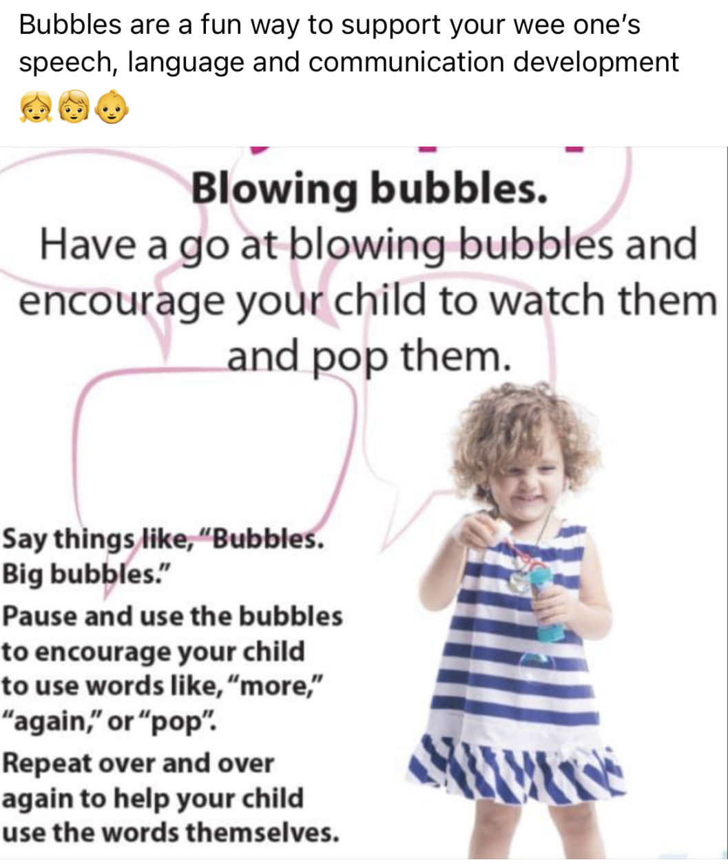 How Does Blowing Bubbles Help With Speech