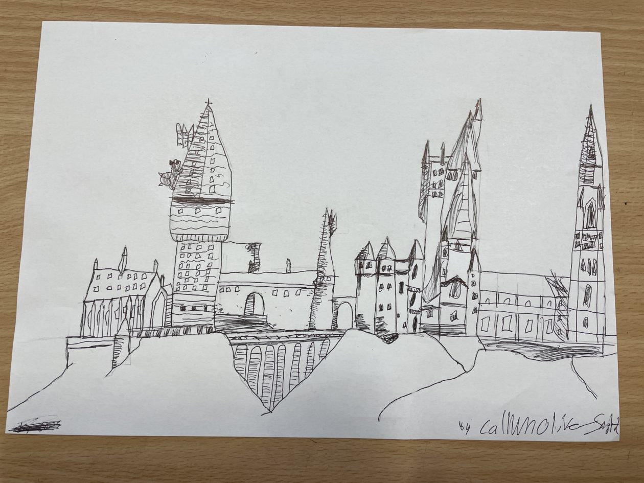 Hogwarts Castle, Painting by Taillon Luz | Artmajeur