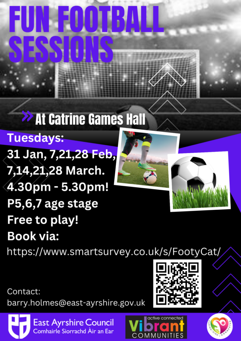 Fun Football Sessions @ Catrine Games Hall | Catrine Primary School