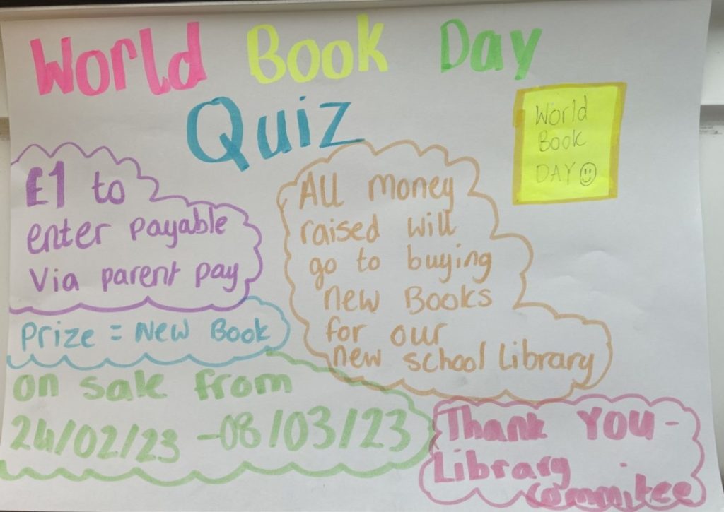 World Book Day Quiz Catrine Primary School
