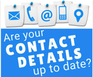 Are your details up to date?