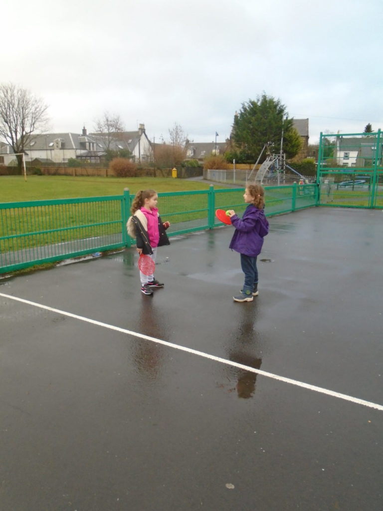 Bats and balls Dunlop Primary School
