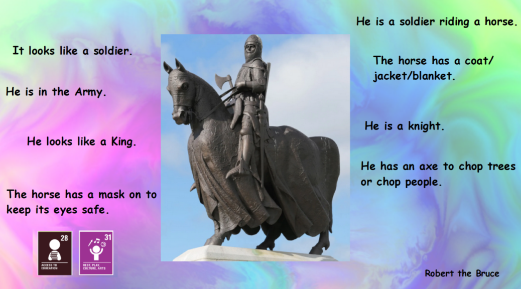 P1 Scottish Statues. Primary 1_22/23