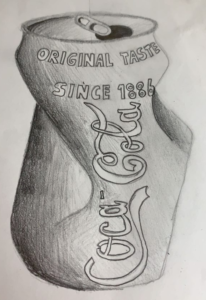S3 Observational Drawing Crushed Cans Kilmarnock Academy Bge Art Design Gallery