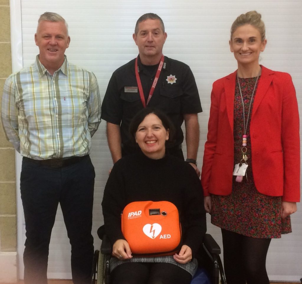 Village Defibrillator! New Cumnock Primary School