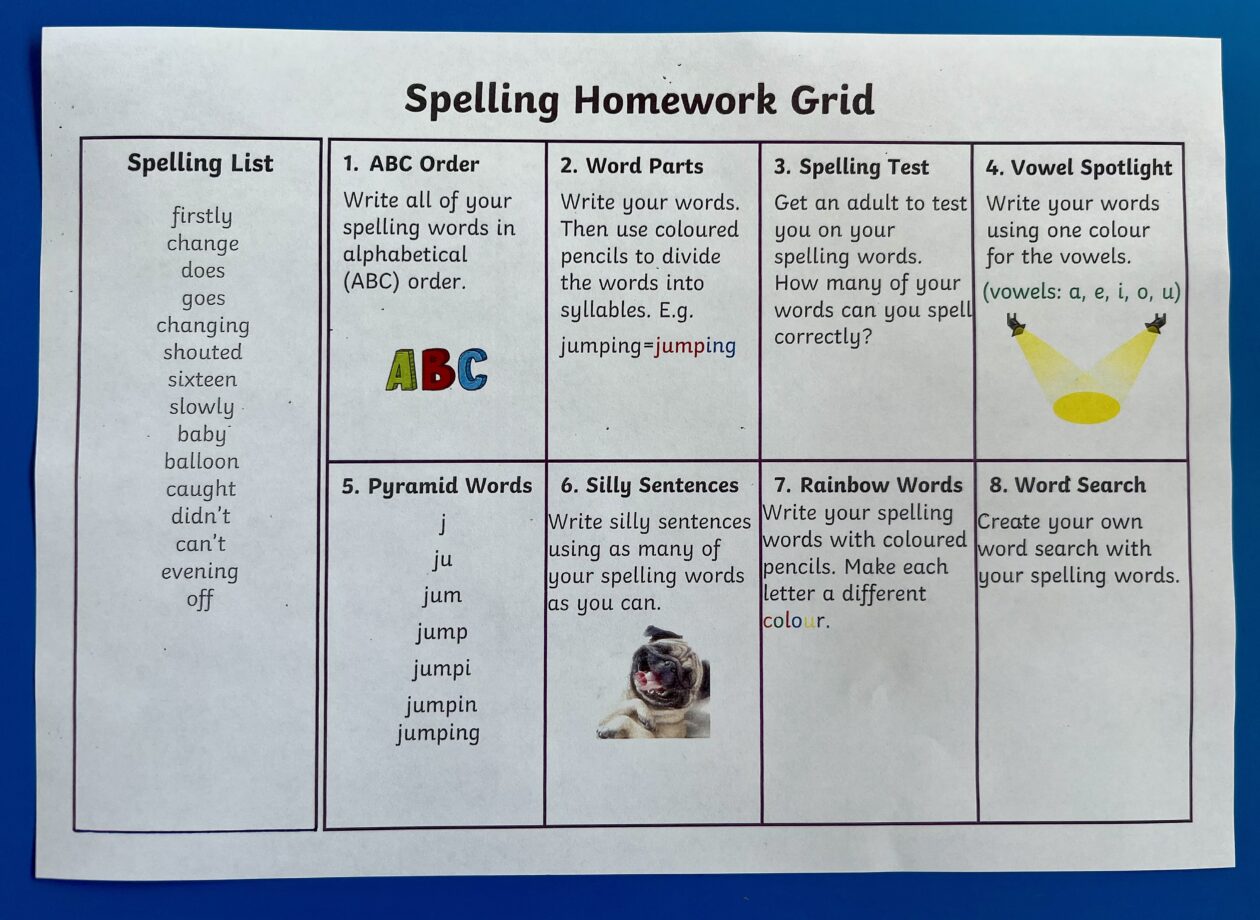 Homework Week 2 | Primary 4 2024/2025