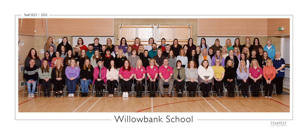 Group photo of Willowbank School staff