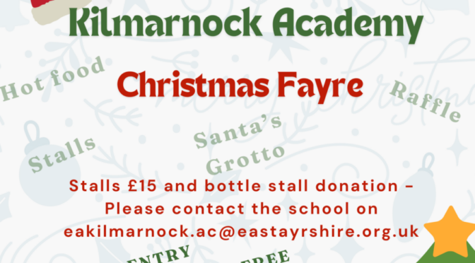 Christmas Fayre – Save the Date!