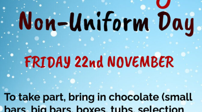 Dress Down Day – Friday 22nd November