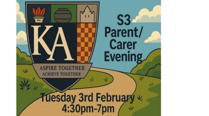 S3 Parent/Carer Evening