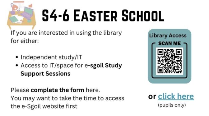 Easter School Update