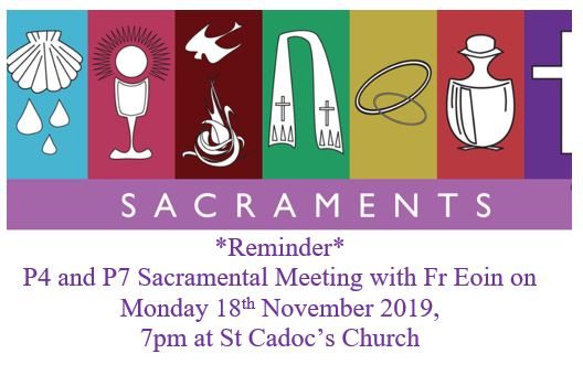 Sacramental Meeting Reminder St Cadocs Primary School And Nursery Class Sacramental Meeting Reminder St Cadocs Primary School And Nursery Class