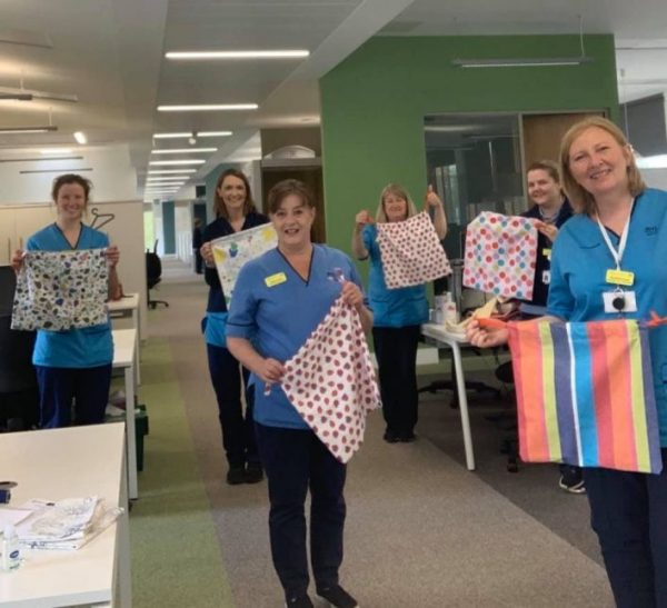Scrub Bags to NHS and Care Homes Williamwood High School