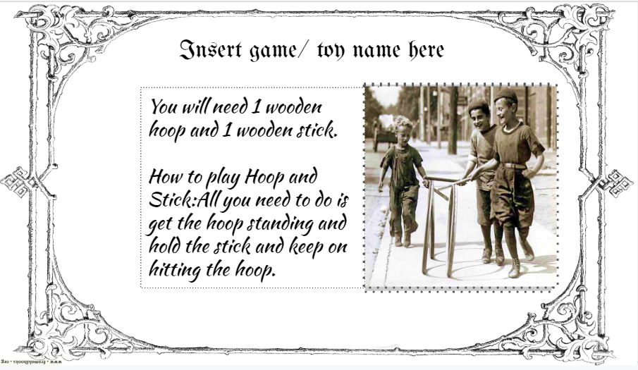 Primary homework help victorian toys and games