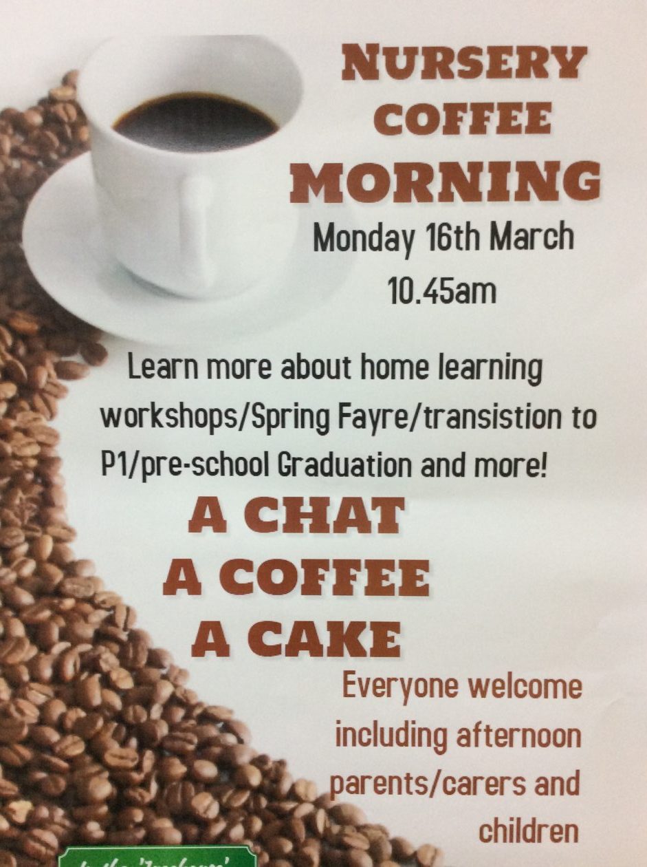 Nursery Coffee Morning – Mearns Nursery (2019-2020)