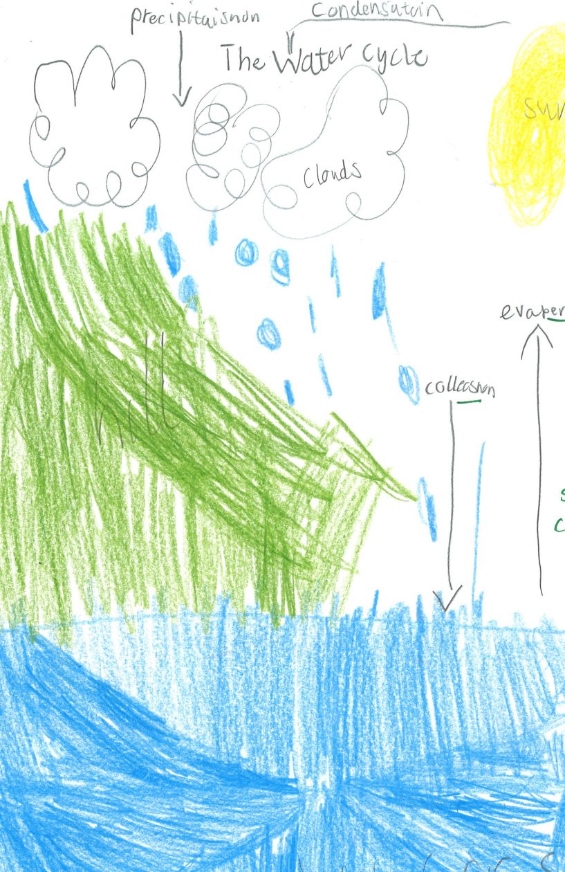 water cycle sketch