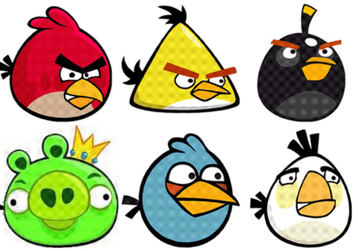 Angry Birds Cartoon Art Coloured Pencil Drawing HQ Signed A4 Print | eBay-saigonsouth.com.vn