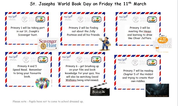 World Book Day 11.3.16 | St Joseph's Primary School