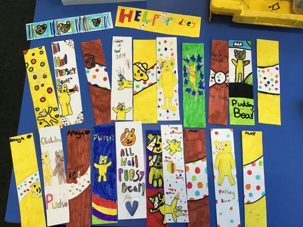 Pudsey activities for Children in Need – Kirkhill Primary (P5b)