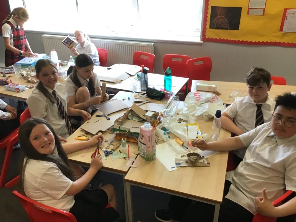 Floating Gardens STEM challenge Primary 7a 22/23