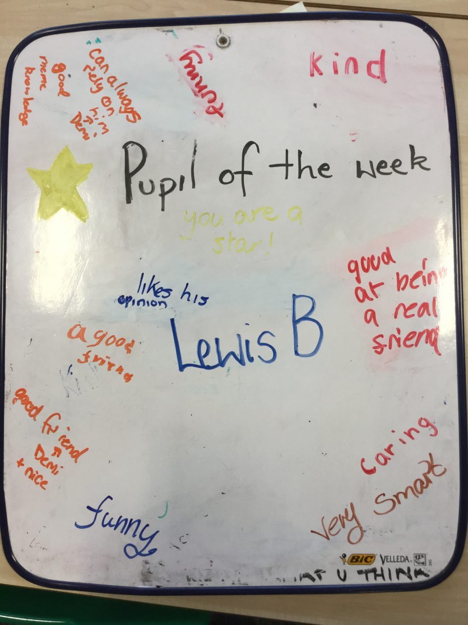 Pupil of the week – Week beginning 21st January | Primary 7b 18/19