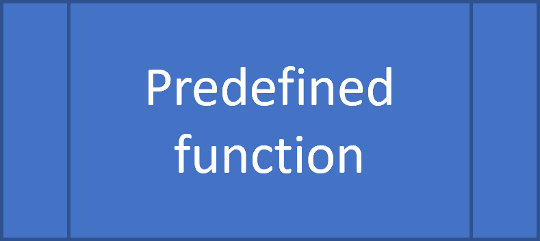 Predefined function symbol
