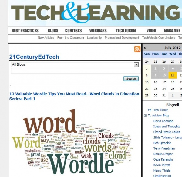 Just Picture My Words – Wordclouds in the Classroom – Digital Learning