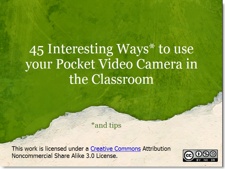 flip video camera in the classroom