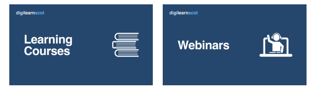 DigiLearnScot Professional Learning Opportunities