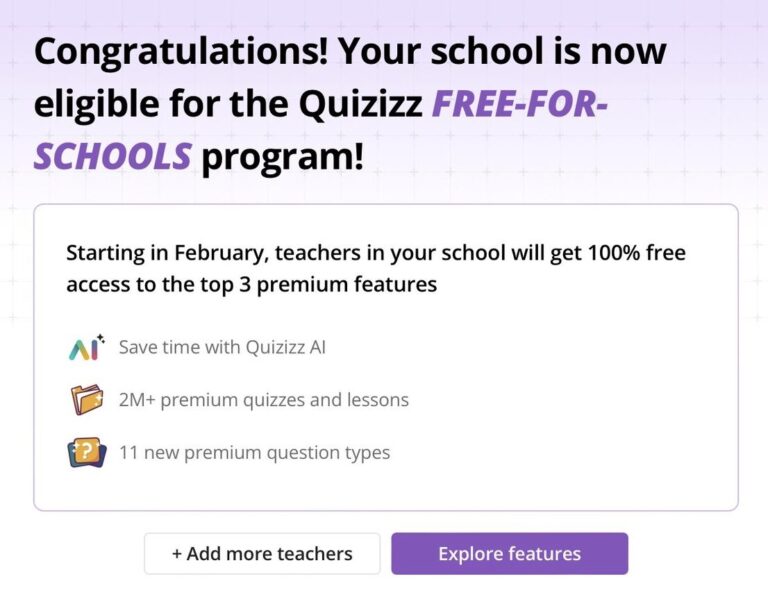 Quizizz: How to Join the Free-For-Schools Programme – DigiLearnFalk