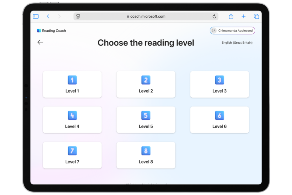 Microsoft Reading Coach Get Started DigiLearnFalk