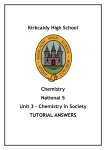 National 5 Chemistry Unit 3 - Chemistry in Society Answers