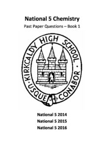 National 5 Chemistry Past Paper Booklet 1