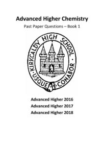 Advanced Higher Chemistry Past Paper Booklet 1